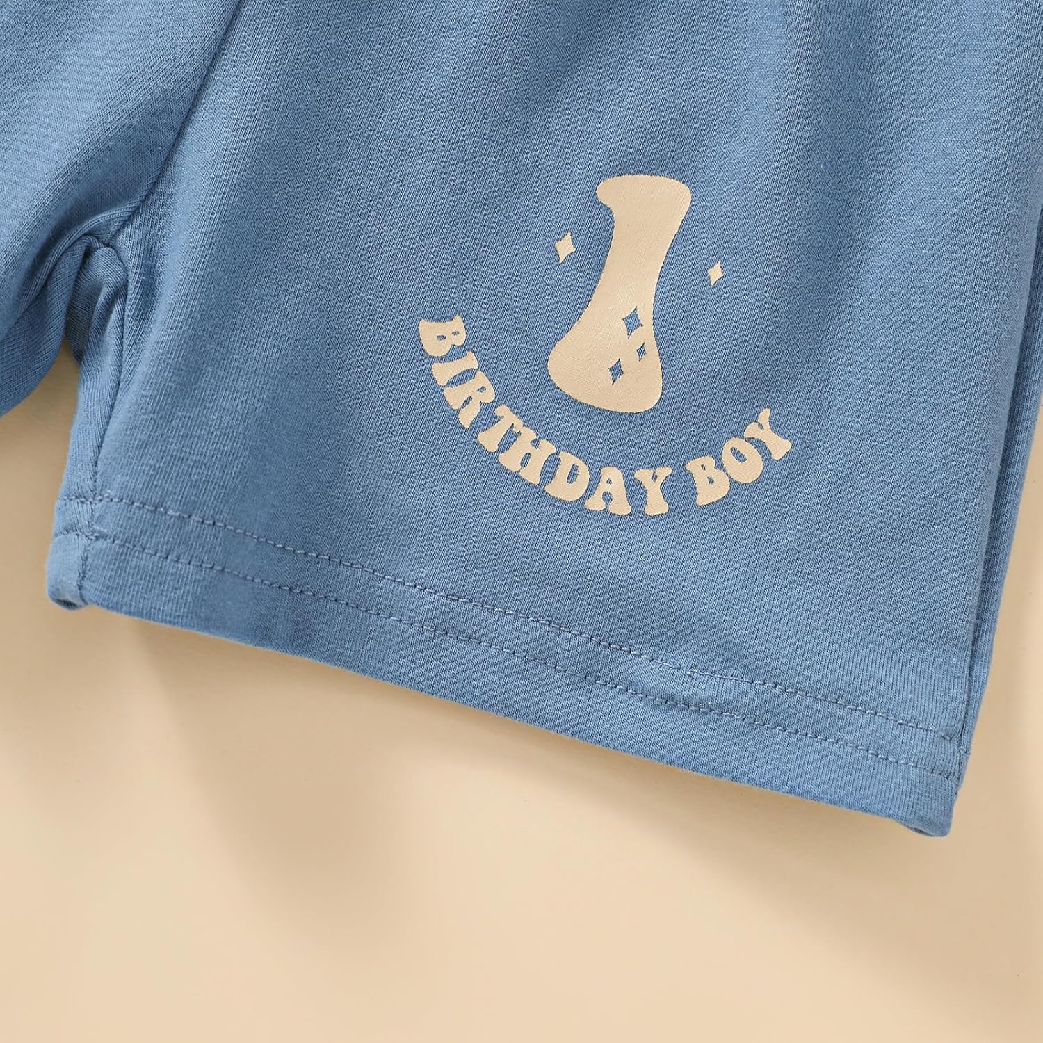 Baby Boy First Birthday Outfit 1st Birthday T-shirt+ One Letter Shorts 1 Year Old Clothes