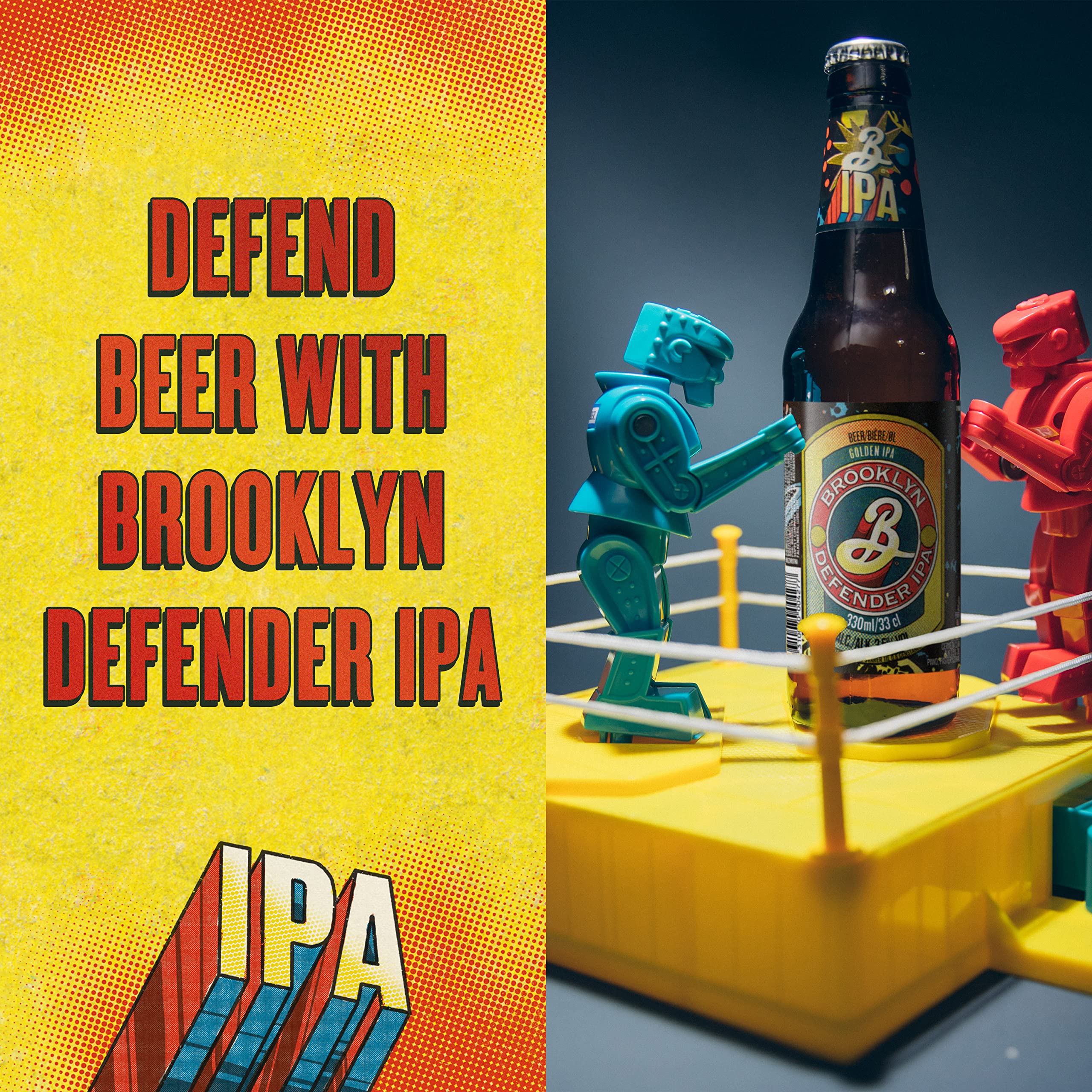 Brooklyn Brewery Brooklyn Defender India Pale Ale Craft Beer (24 x 0,33 l) Flaschenbier