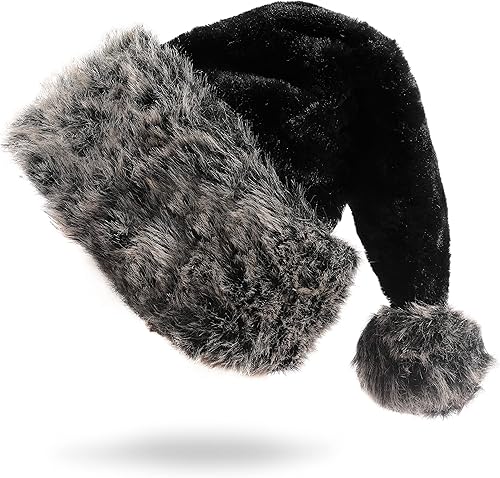 infleesh Sombreros de Navidad de 18 pulgadas para adultos, gorro de Navidad esponjoso de Papá Noel para mujeres y hombres, vacaciones de Navidad, infleesh Sombreros de Navidad de 18 pulgadas para adultos, gorro de Navidad esponjoso de Papá Noel para mujeres y hombres, vacaciones de Navidad,