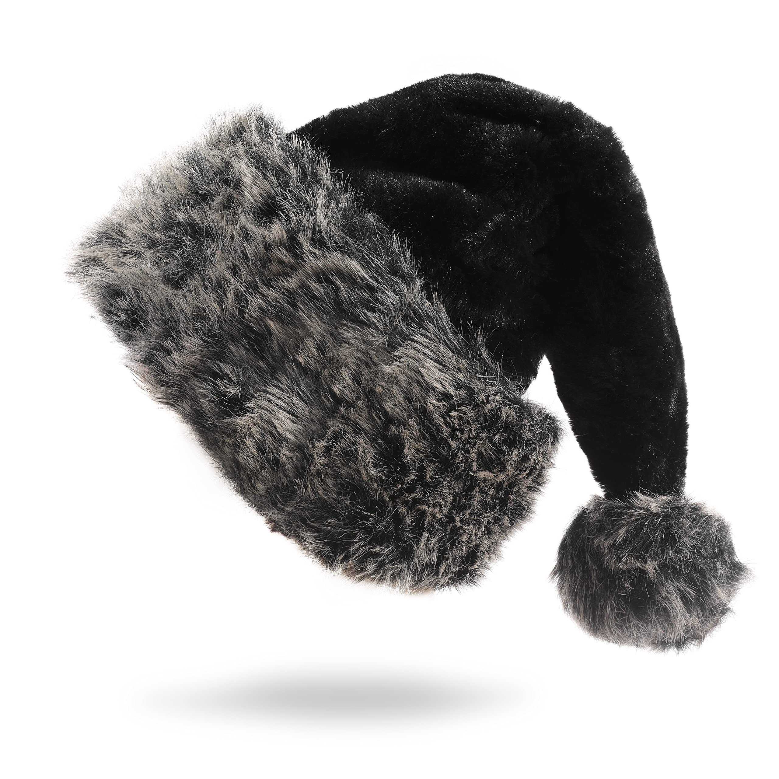 18 Inch Christmas hats for adults christmas headwear Fluffy Santa Hat for Women Men Xmas Holiday New Year Party