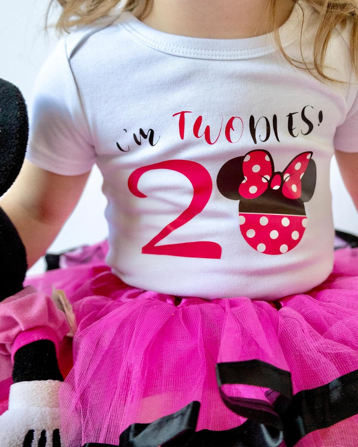 Luke and Lulu Birthday Girl Shirt – 2nd Birthday Outfit Girl – Toddler & Kids 2 Year Old Outfit – Cute Ears & Bow Design