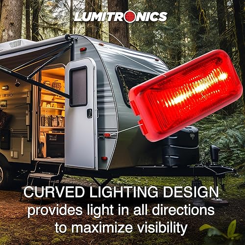 Miniatura 9 de Lumitronics, luz LED de posiciónmarcador sellada, línea fina, Ambar