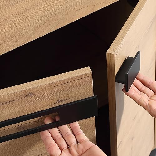 Miniatura 6 de SSLine Mueble de baño 2 en 1 montado en la pared y de pie independiente con lavabo moderno de 36 pulgadas con lavabo superior y armario de