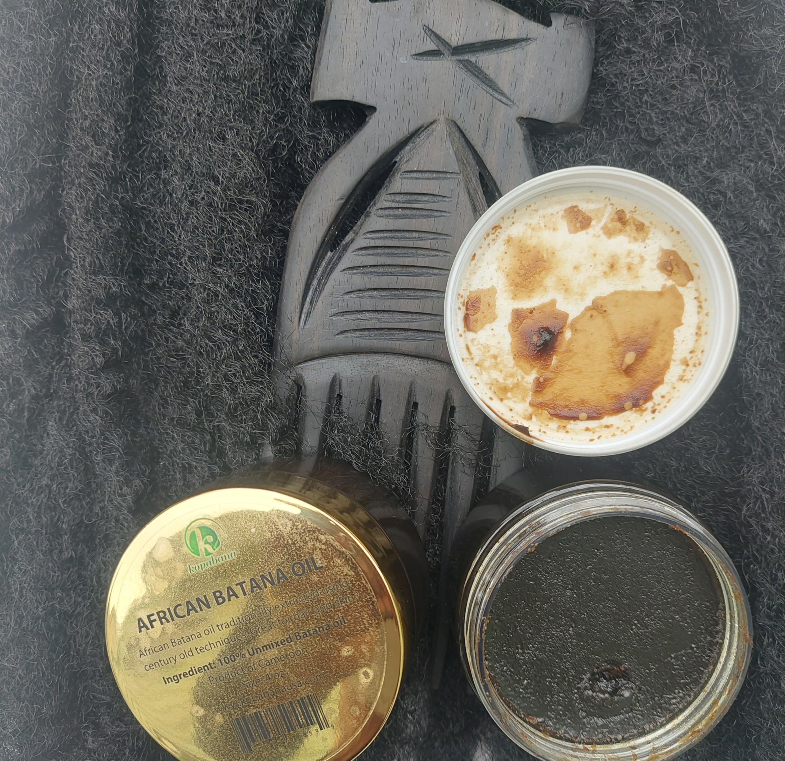 Kopabana African Batana Oil, 100% Unmixed, 4 oz, Product of Cameroon