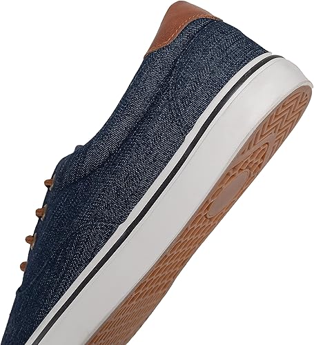 Vista 3 de Zapatos bajos clásicos negros para hombre, zapatillas de lona de moda con plantilla suave, zapatos de vestir casuales para hombres, zapatos cómodos