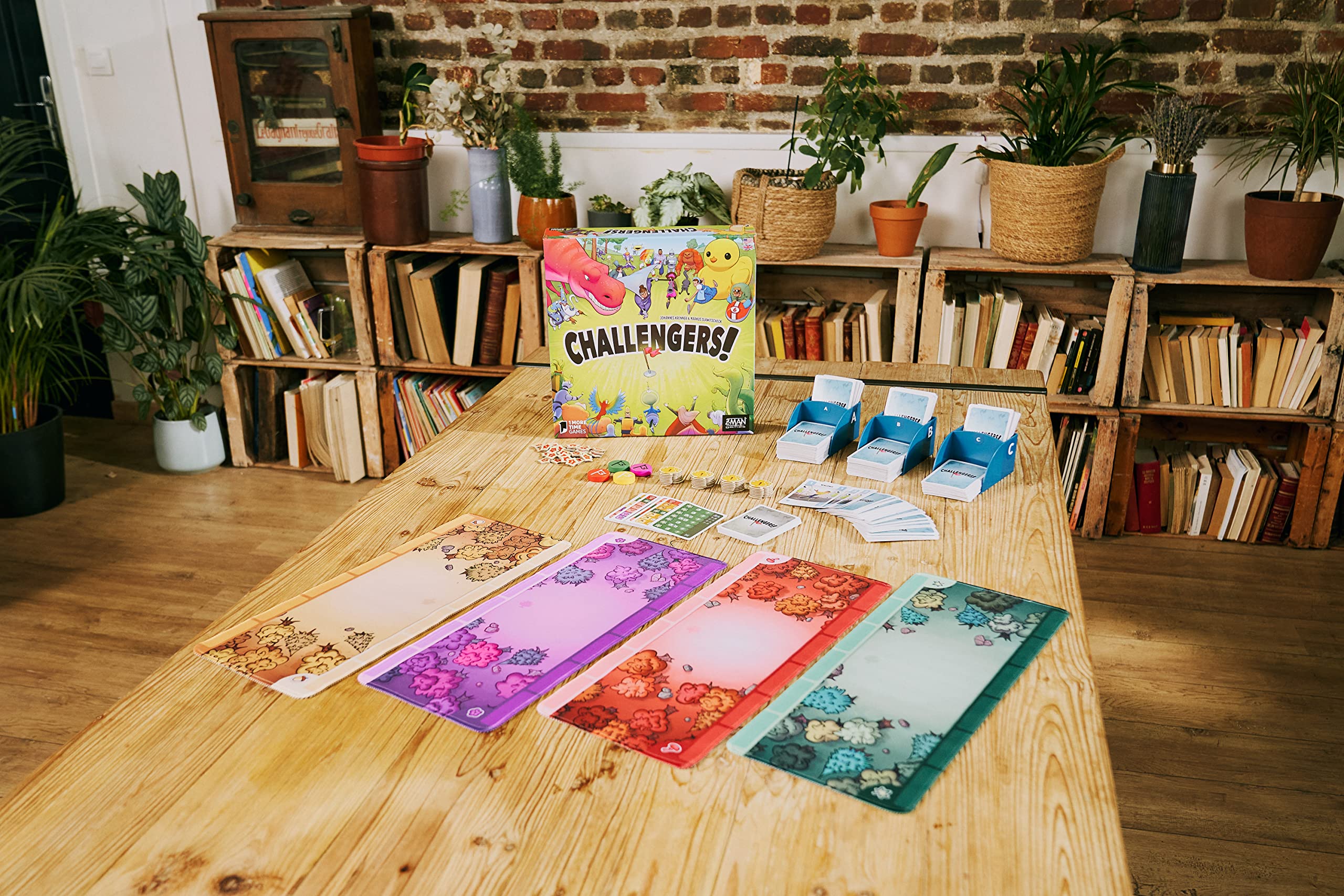Asmodee - Challengers - Jeu de Table, 1 à 8 Joueurs, 8 Ans et Gagnant du Prix du Jeu de l'année 2023, édition en Italien