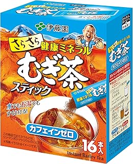 伊藤園 さらさら健康ミネラルむぎ茶 0.8g×16本 (スティックタイプ)