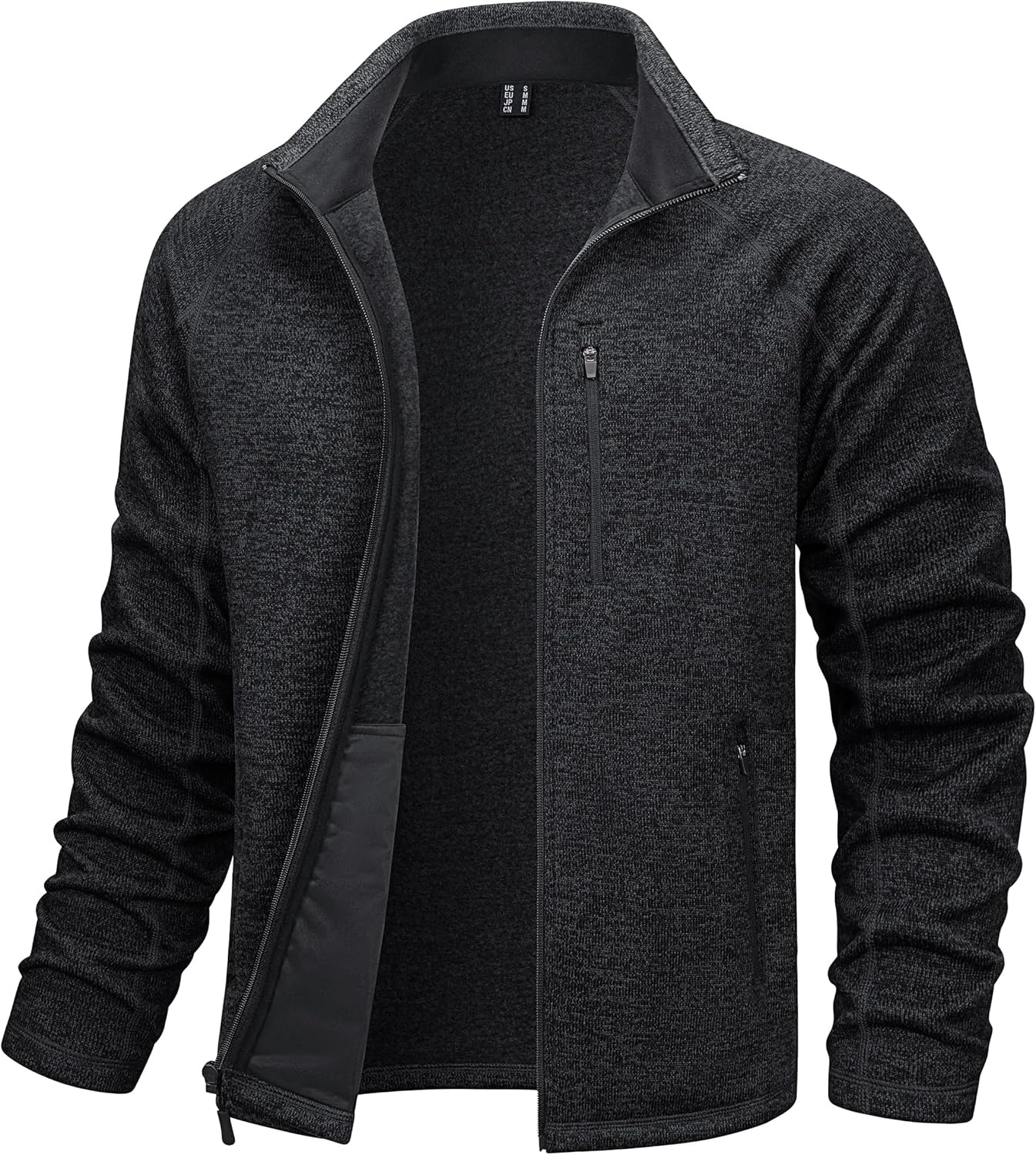 TACVASEN Men’s Fleece Jackets Full Zip Up Lightweight...