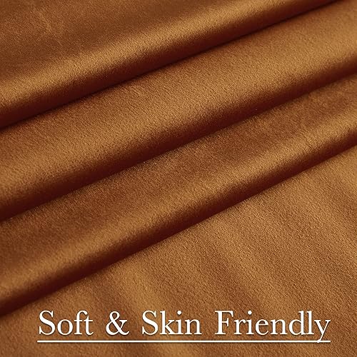 Miniatura 7 de StangH - Cortinas de terciopelo opacas, eficiencia energética, privacidad, pestaña trasera, bolsillo para cortinero, decoración clásica retro del