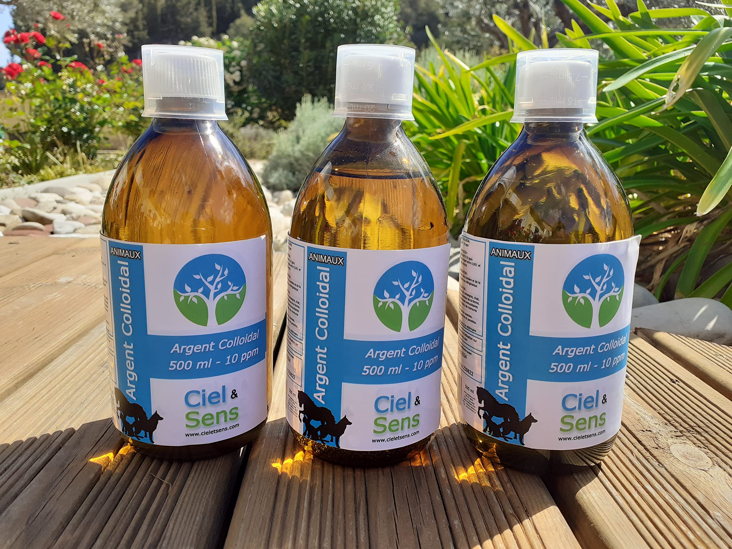 Argent Colloïdal 10 PPM pour soulager la peau sensible des animaux avec un soin 100% naturel
