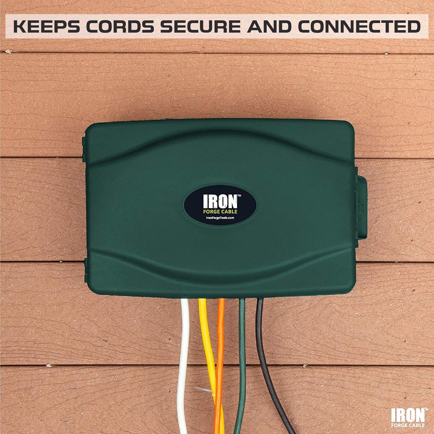 TOP оƒƒERS Weatherproof Extension Cord Connection Box - Waterproof Outdoor Cover for Electrical Connections, Green Bеѕt Dеаl Prоduсt Weatherproof Extension Cord Connection Box - Waterproof Outdoor Cover for Electrical Connections, Green