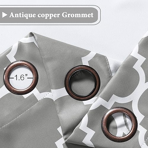 Miniatura 6 de H.VERSAILTEX Cortinas opacas para sala de estardormitorio, con aislamiento térmico y ojales para ahorro de energía, cortinas para ventana (2