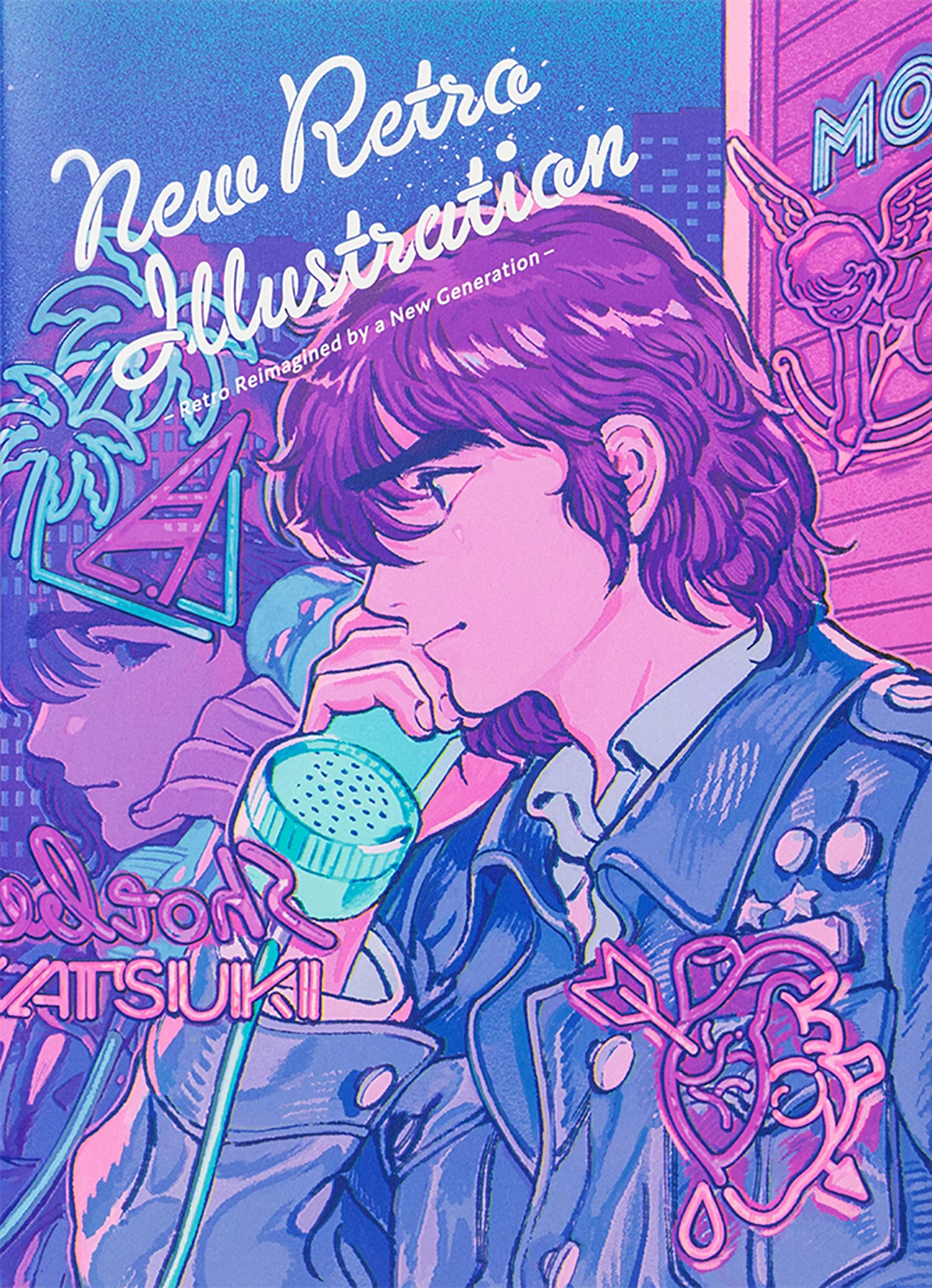 Livre New Retro Illustration en édition japonaise pour les passionnés d'art