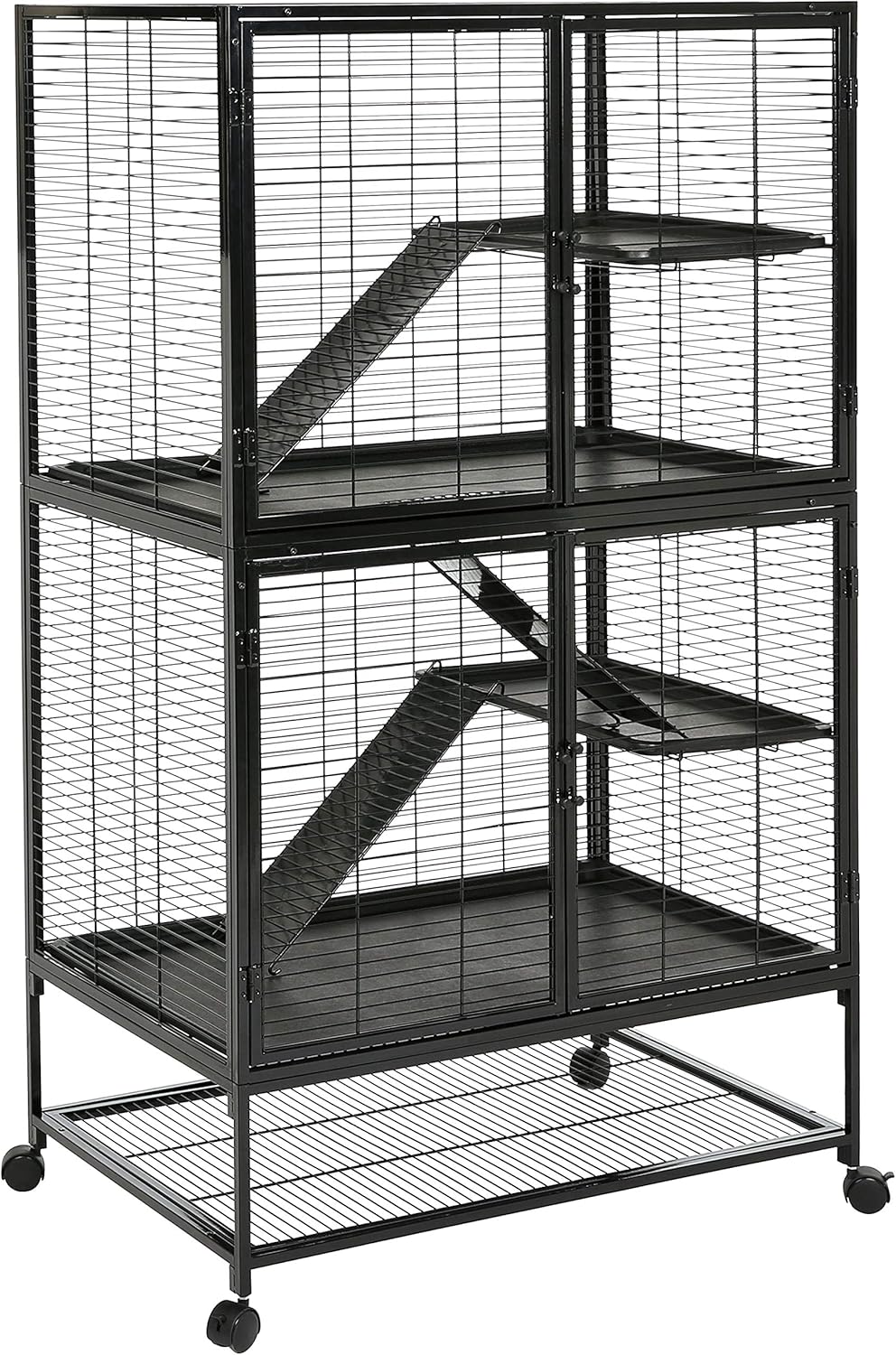 AmazonBasics Small Animal Metal Pet Cage, TwoStory with Wheels Buy
