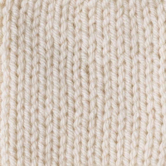 Noyiyu Caron One Pound Yarn - 2 Pack with Pattern Cards in Color (Off White)