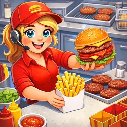 Burger Cafe Story: ASMR Cooking Game & Drive Thru Restaurant Simulator