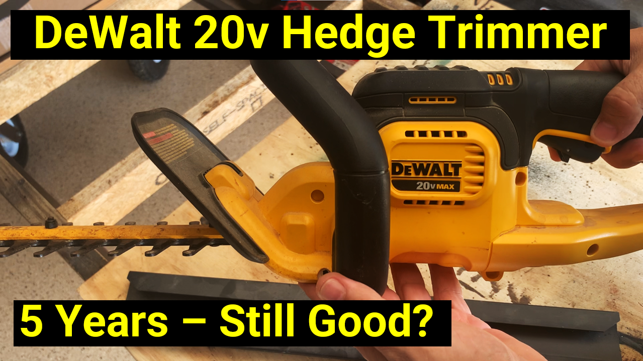 Dewalt 20V MAX Hedge Trimmer Reviews Testing It Out TLR