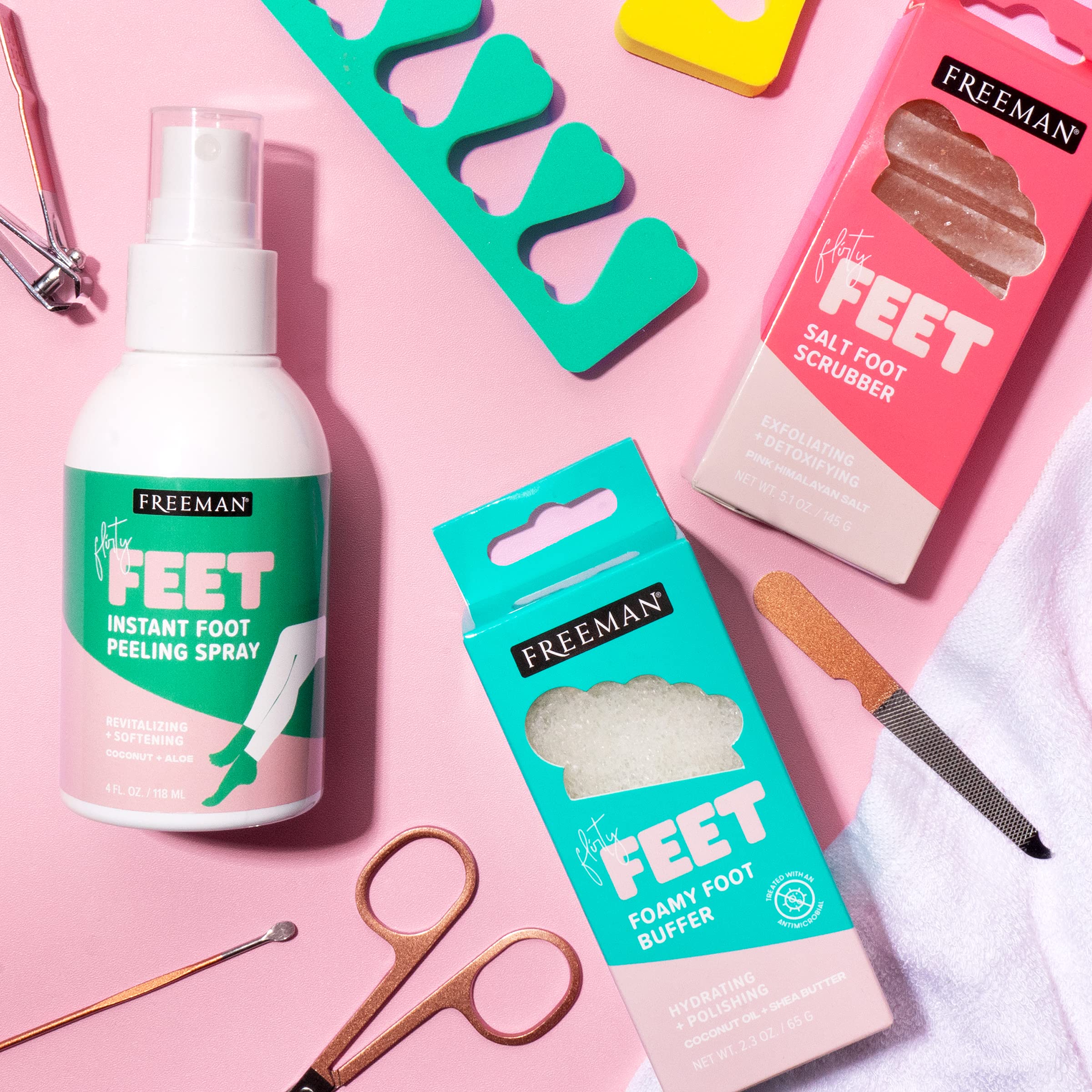 Buy Freeman Flirty Feet Coconut and Aloe Revitalizing & Softening