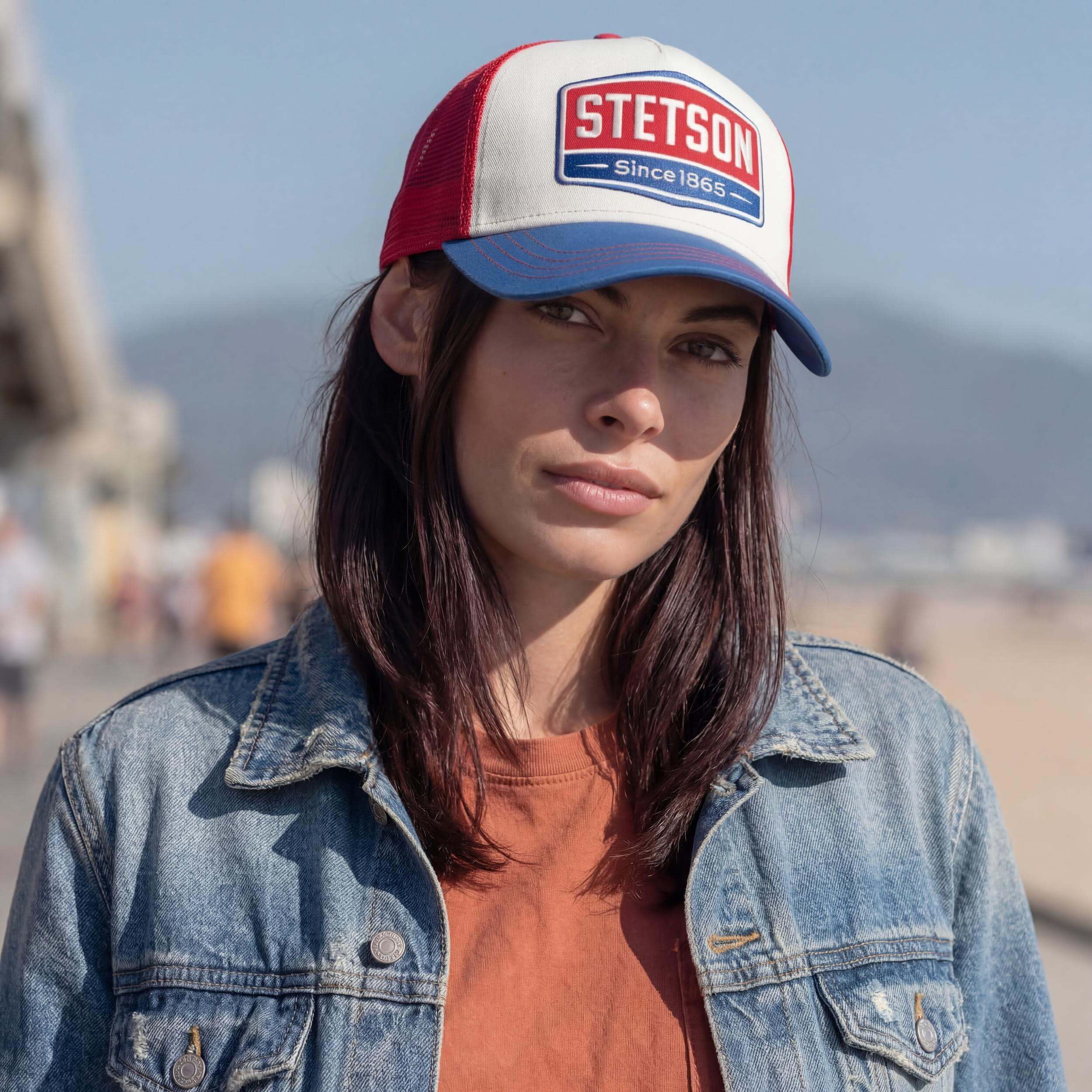 Stetson Highway Trucker Cap Snapback Baumwolle Herren Sommer Winter