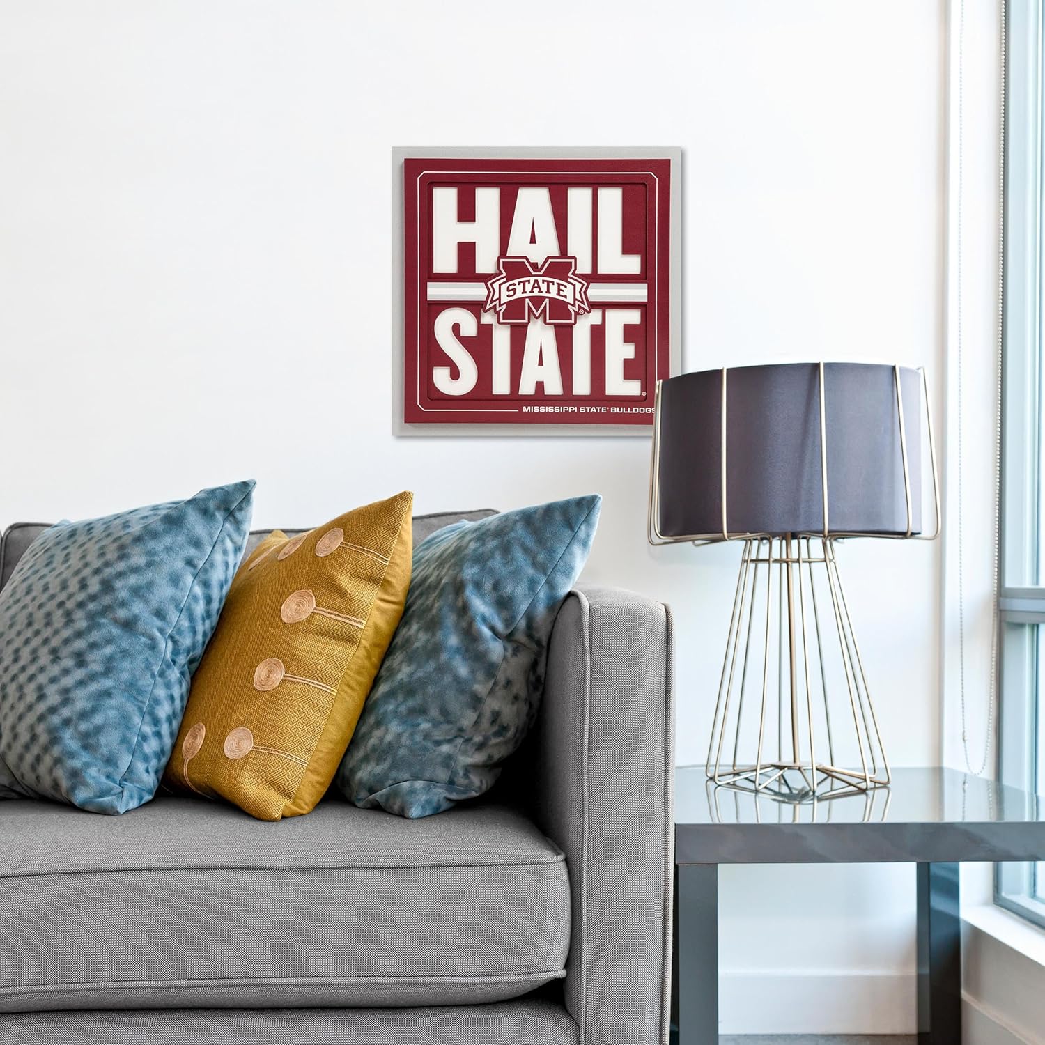 YouTheFan NCAA Mississippi State Bulldogs Slogan Series 3D Wall Art