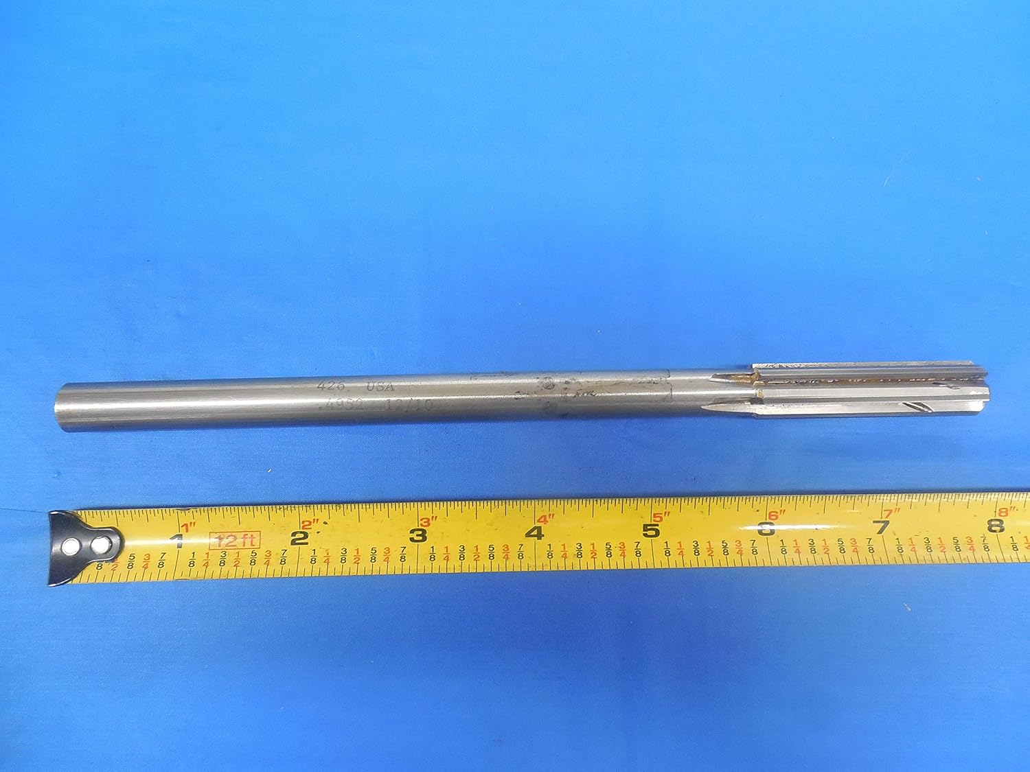 .4952 Diameter COOLANT Thru 6 Carbide Flute Chucking Reamer 1.000 INDERSIZE