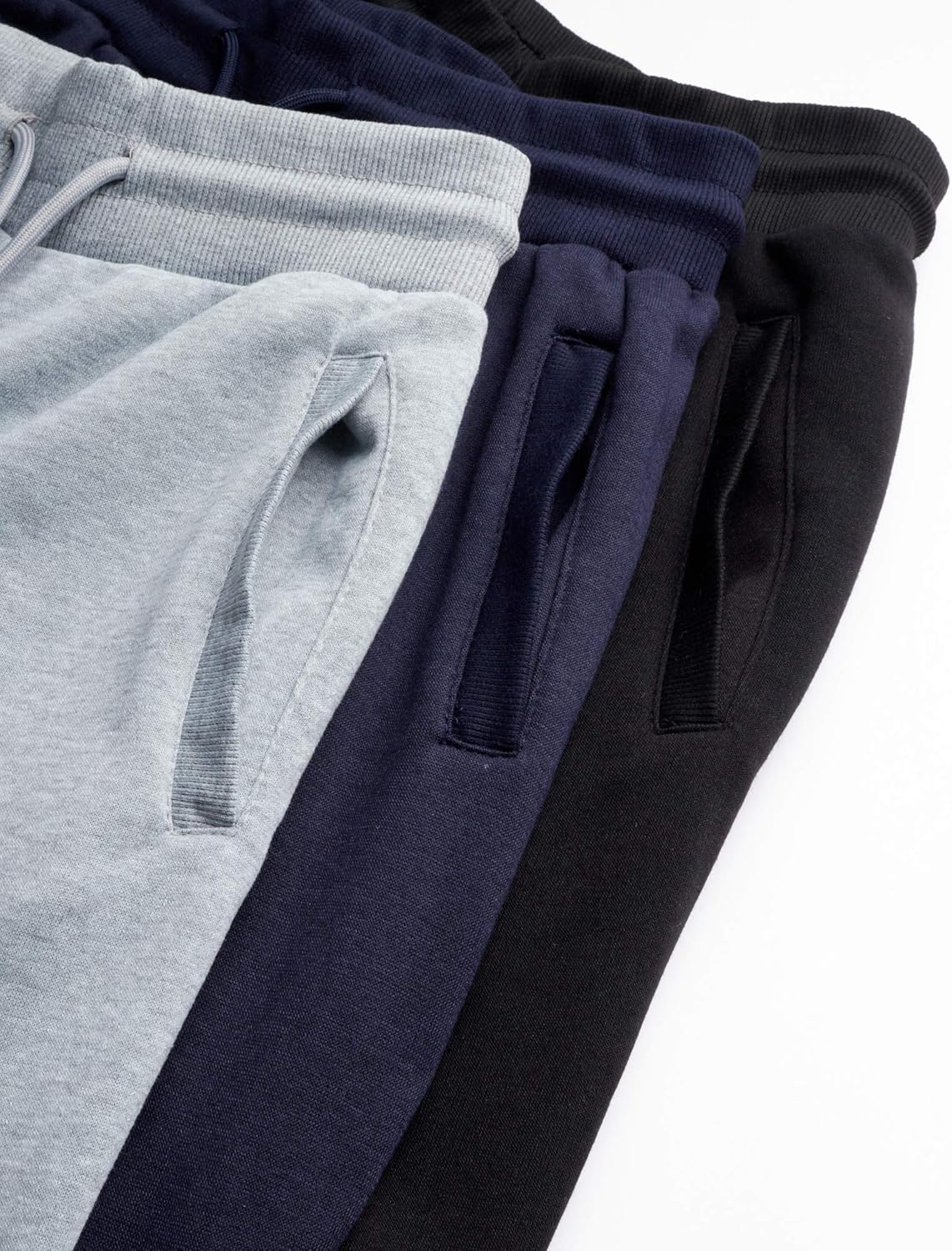 Galaxy by Harvic Womens Jogger Pants - 3 Pack Moisture Wicking Sweatpants Women - Athletic Fleece Joggers for Women (S-3X) - Image 3