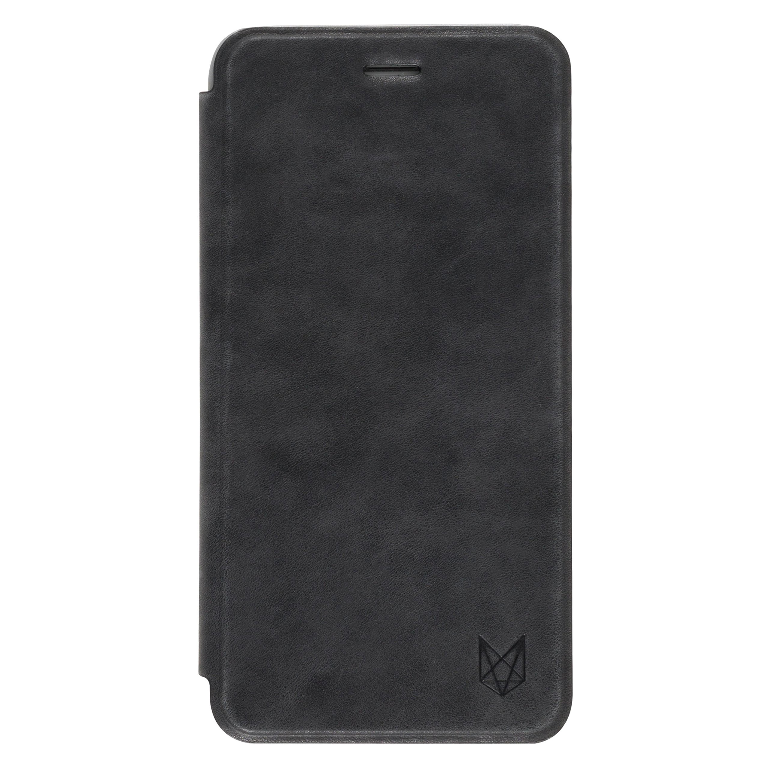 Foxwood Book-Style Flip Case Leather Case Slim Folio for iPhone 7 Plus - Black