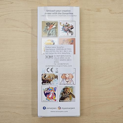 Miniatura 8 de SonarPen - Lápiz capacitivo inteligente sensible a la presión con rechazo de palma y botón de acceso directo. Menos batería. Compatible con Apple