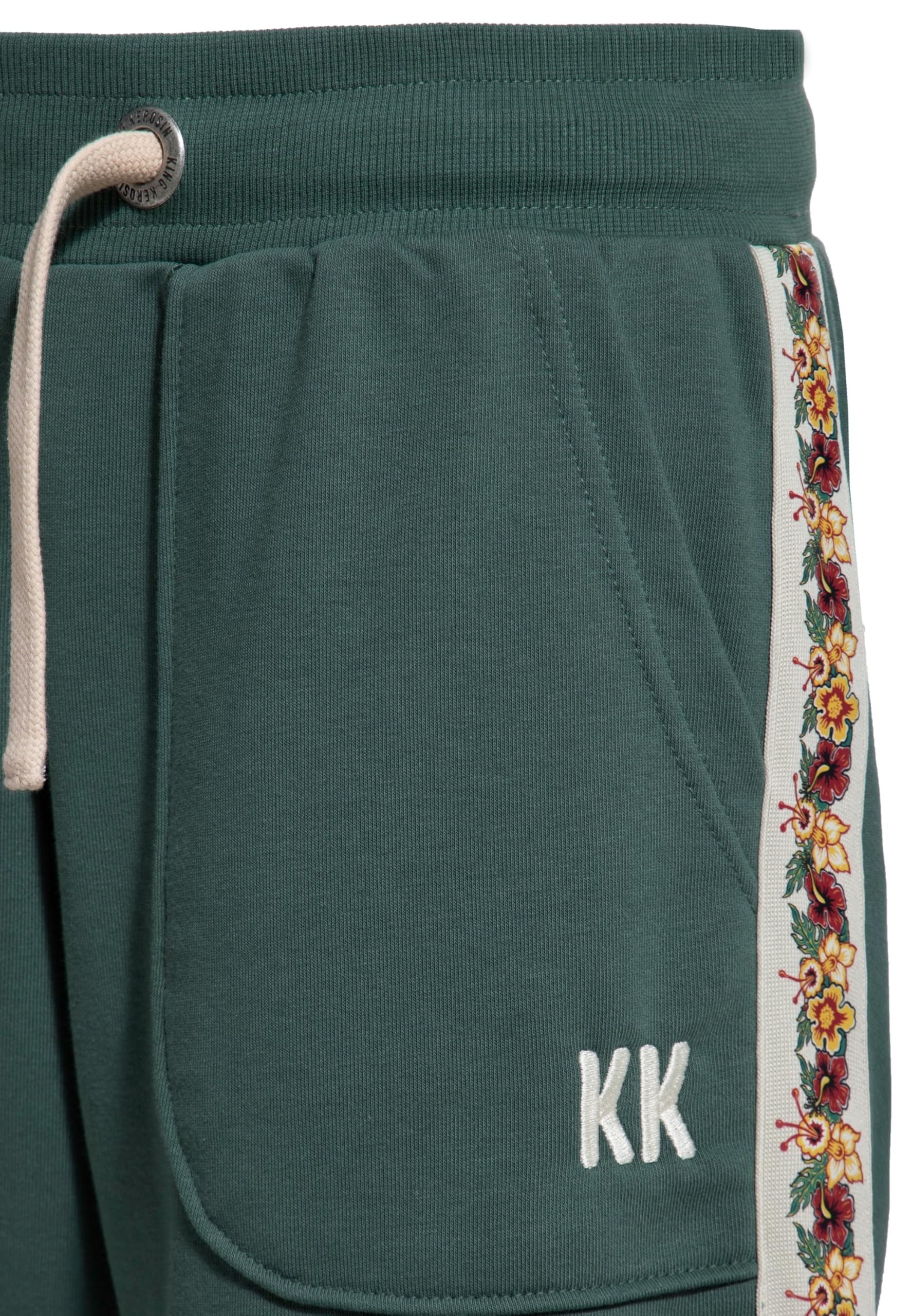 King Kerosin Herren Sweatshorts · Shorts · Sweat · Kurze Hose · Print · Stickerei · Freizeit · Jogging · Bequem · Rockabilly · Retro · Vintage · Freizeithose · I Make My Dreams Come True