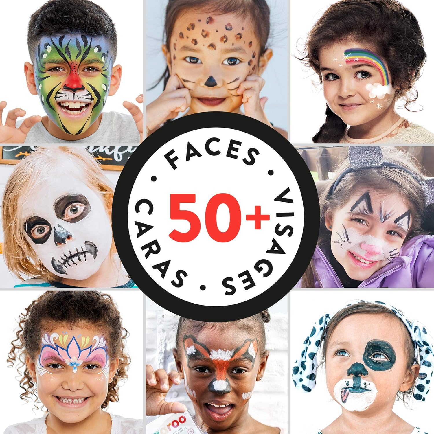 Buy Snazaroo Face Paint Studio Set, 14 Piece, 9 Colors Online at Lowest