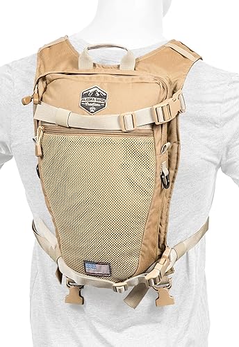 Miniatura 2 de Alaska Guide Creations Stalker Camo - Paquete de hidratación  Se adapta a la vejiga AGC de 3L  Mochila de exploración con arnés binocular (MultiCam)