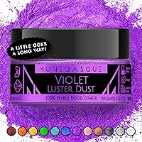 Vista 21 de MONÉGASQUE Purpurina comestible plateada para bebidas, 0.51 onzas, purpurina comestible para pasteles y cócteles, polvo plateado brillante