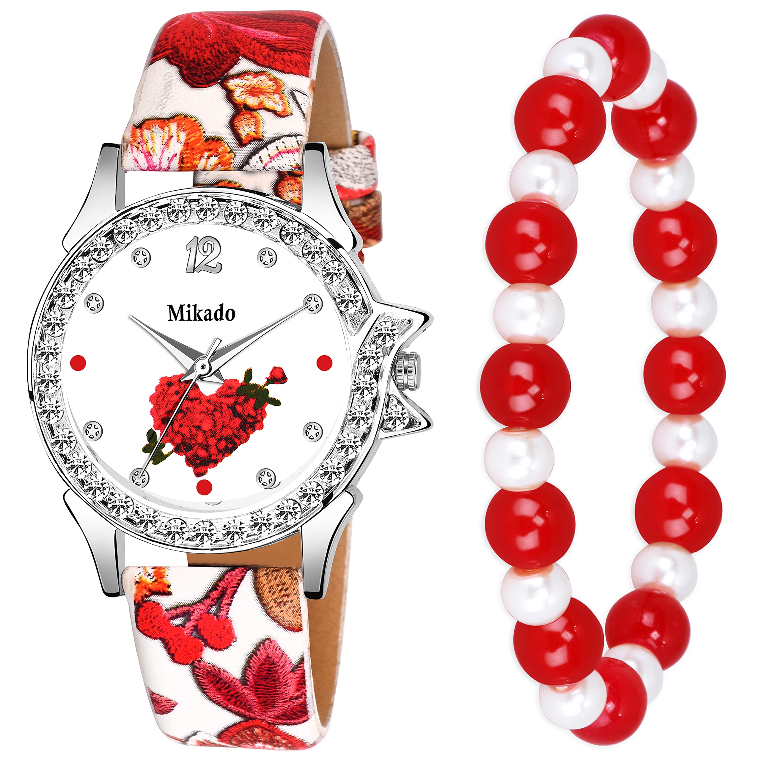 Mikado Maharani Fashion Analog Watch with Classy Bracelet for Women Analog Watch - for Women (B09BVYPCHC) Amazon Price History, Amazon Price Tracker
