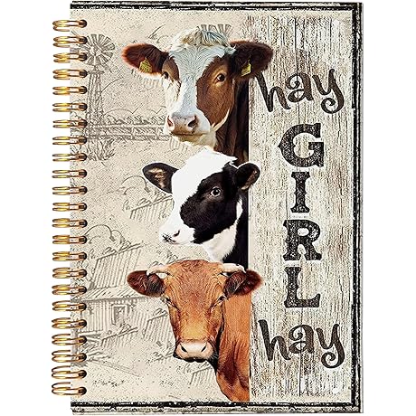 Moo-tilicious Cow Print Planner: The Pasture-Perfect Companion for Cow Lovers