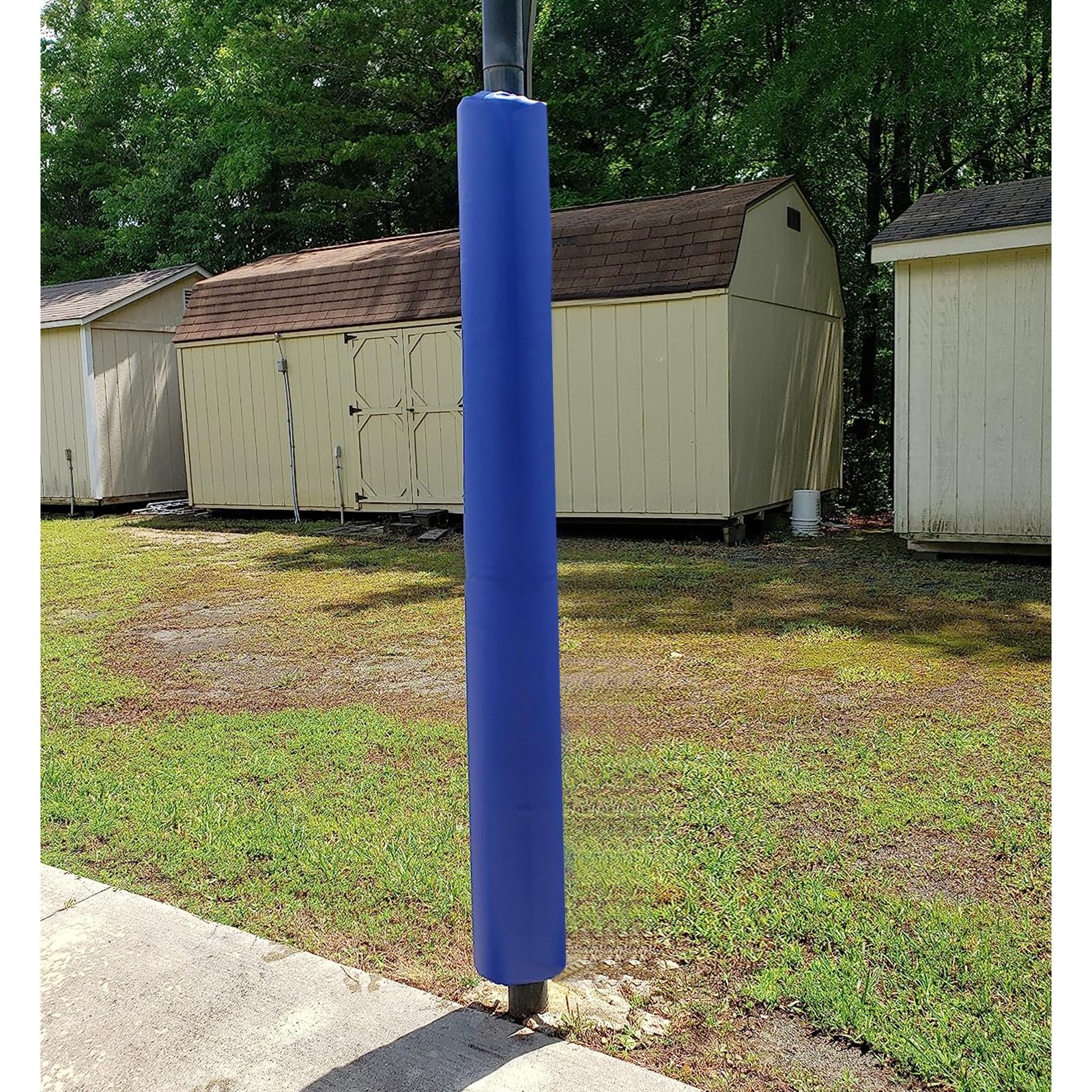 Protection enveloppante pour poteau de garage et sous-sol sécurisé
