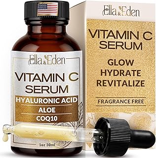 Suero de vitamina C para la cara, ácido hialu...