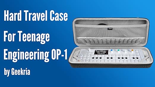 Teenage Engineering OP-1 + キャリングケース Amazon.com: GEEKRIA Hard Shell Travel Carrying Case, Drum