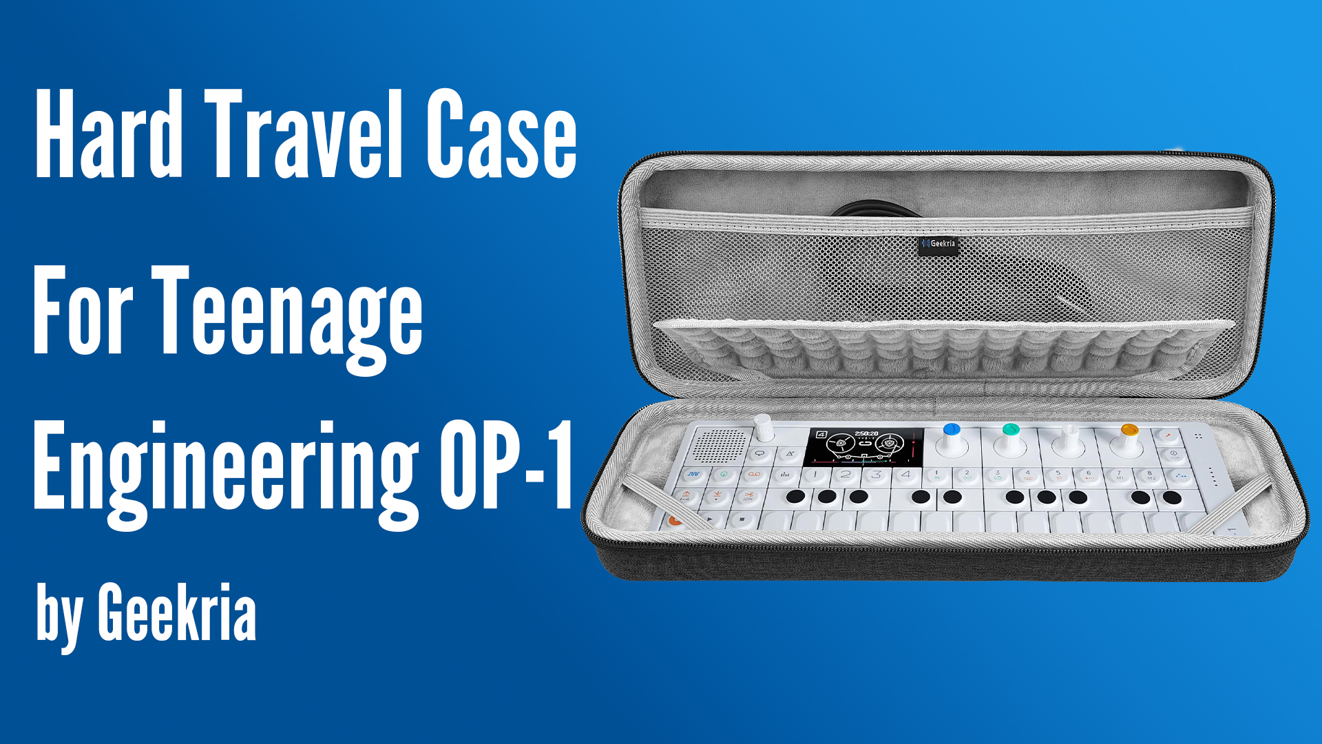 Teenage Engineering OP-1 + キャリングケース Amazon.com: GEEKRIA Hard Shell Travel Carrying Case, Drum