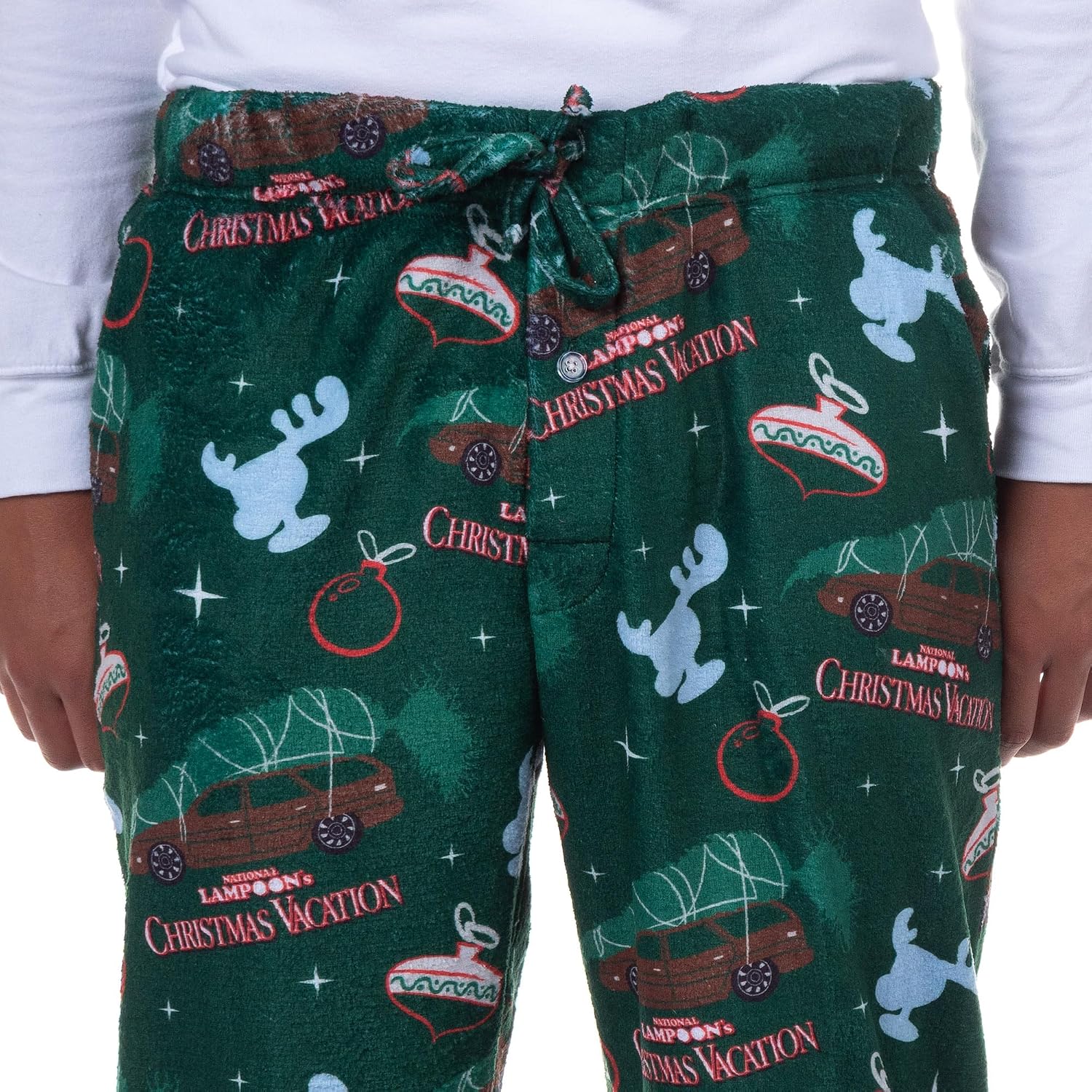 National Lampoon's Christmas Vacation Pajamas Men's Fleece Lounge Bottoms PJ Pants image 3