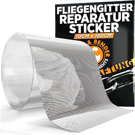 Klebeband für Fliegengitter (10CMx150CM) Insektenschutz Fenstergitter Reparatur-Set, Reparaturband für Insektenschutzgitter (Schwarz, 10cmx150cm)