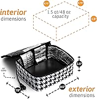 Vista 3 de HOTLOGIC Mini lonchera térmica, calentador eléctrico portátil de alimentos para hombres y mujeres, ideal para el trabajo, la oficina