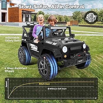 Amazon.com: FUNTOK 24V Ride On Truck for Big Kids, 2 Seater Amazon.com: FUNTOK 24V Ride On Truck for Big Kids, 2 Seater