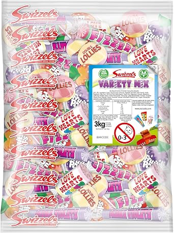 Swizzels Matlow Variety Mix 3 Kg pack Of 1