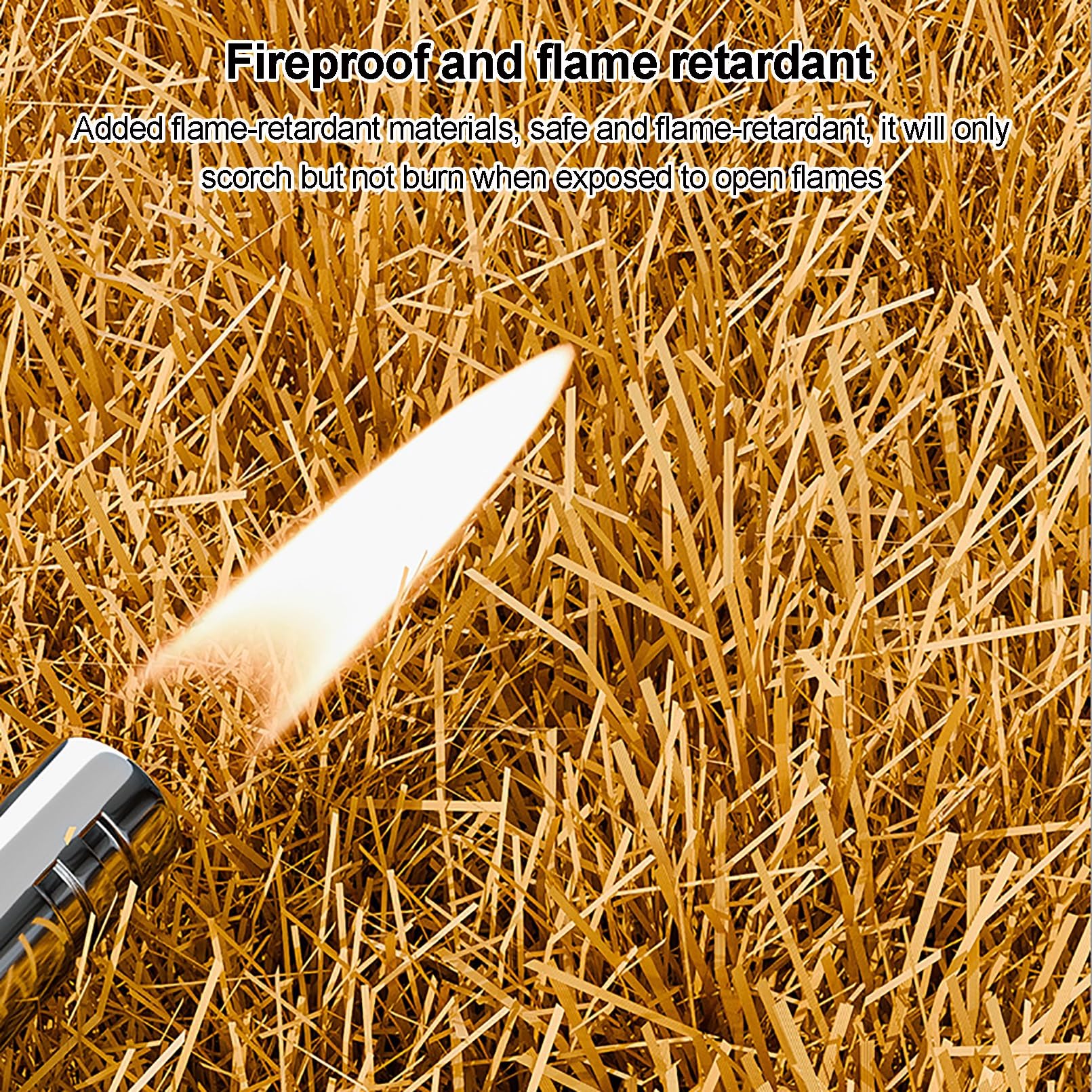 Tuile De Chaume Artificielle Rouleau De Toit De Palmier Artificiel Ignifuge Panneaux De Chaume Plastique PE Tuiles De Toiture En Chaume De Palmier Synthétique Pour Bar Parasol Abri Jardin Gazebos ( Si