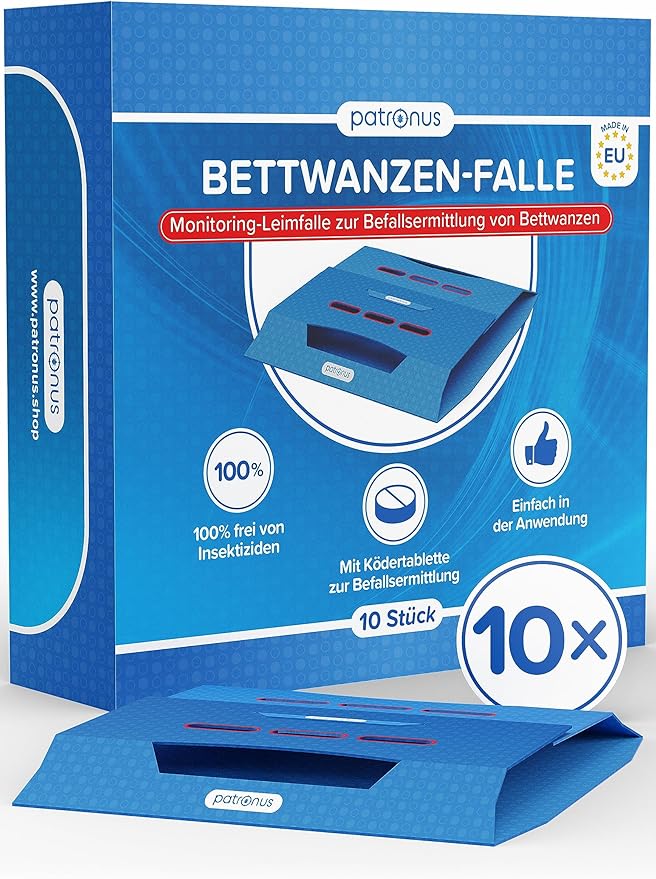 Bed Bug Trap Pack of 10 Bed Bug Traps for Determining Infestation