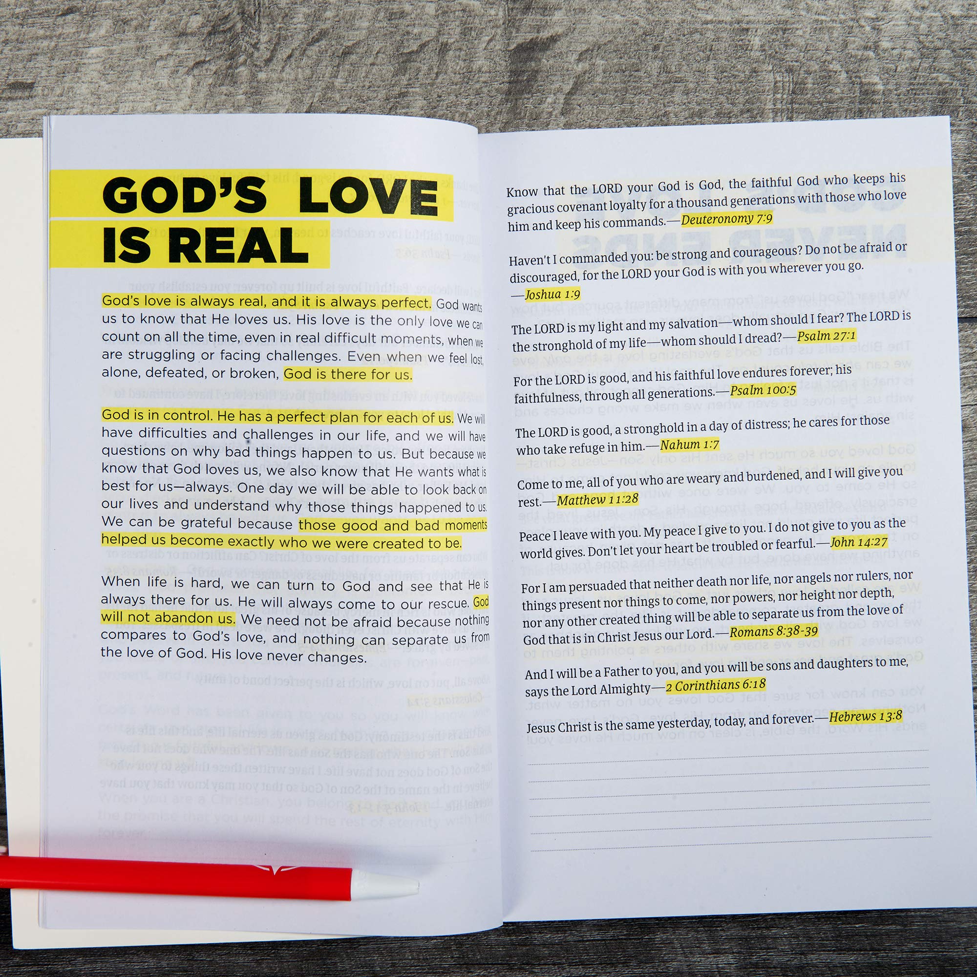 CSB God Loves You Bible for Teens, Black Letter, Presentation Page, Gospel Presentation, Memory Verses, Outreach, Easy-to-Read Bible Serif Type - Image 4