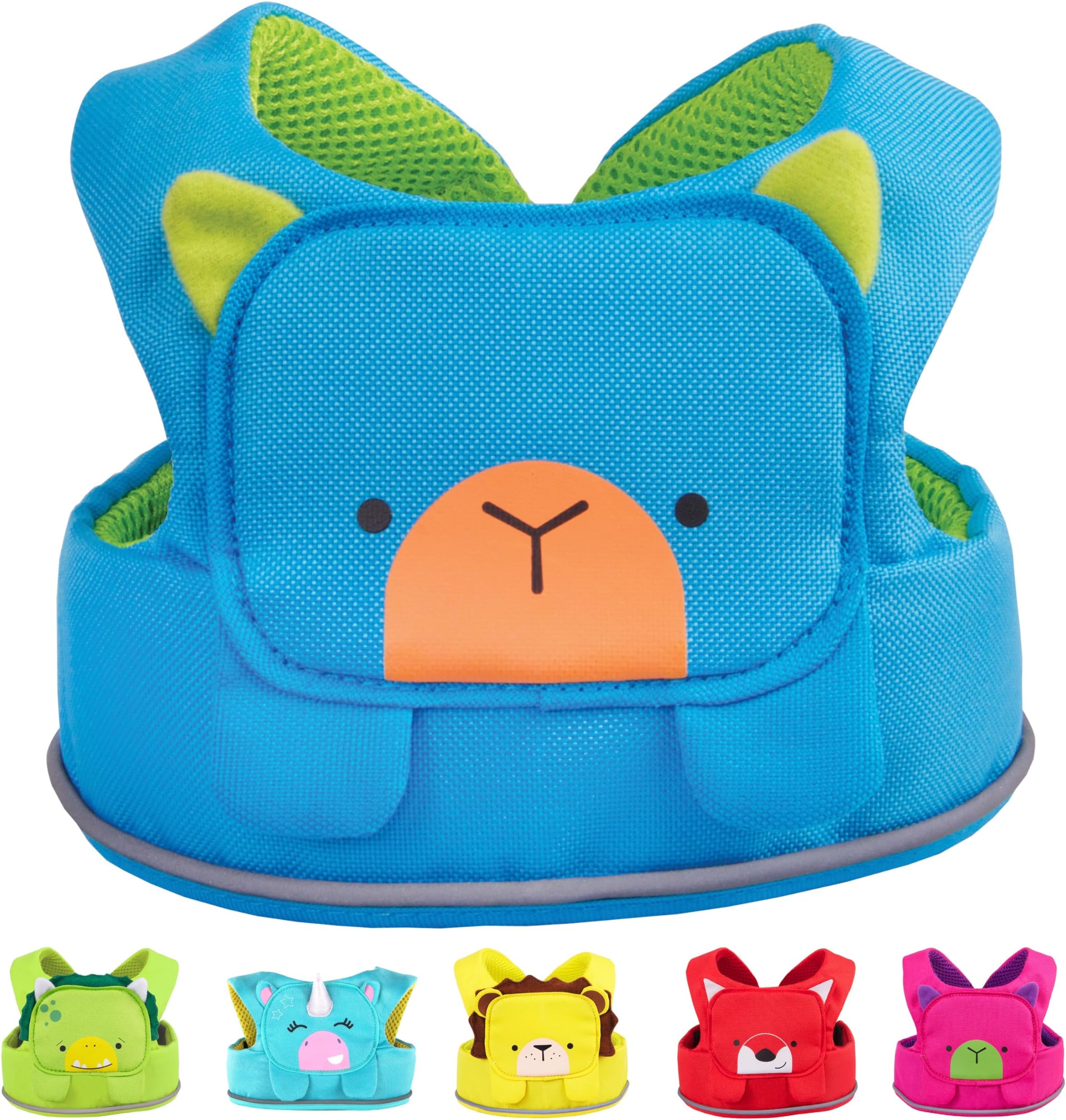 Trunki ToddlePak - Fuss Free Baby Walking Reins and Toddler Safety Harness – Bert Bear (Blue)