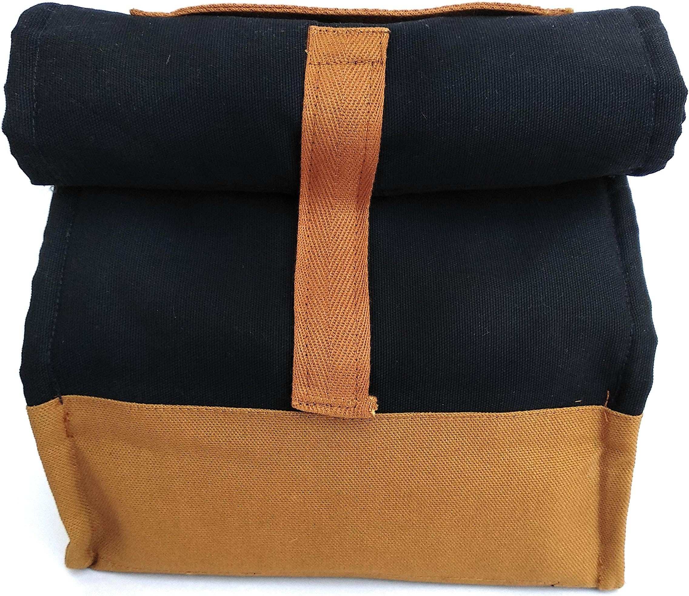 Avni Bon Appetite Canvas Lunch Bag (Navy Blue)