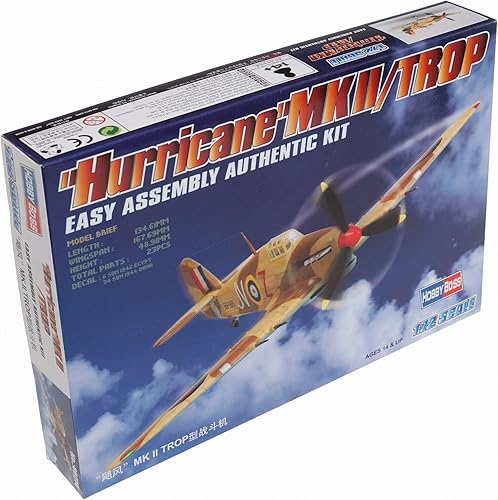Hobby Boss Kit de construcción modelo de avión tropical Huracán Mk II/Tropical