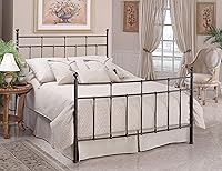 Vista 3 de Hillsdale Furniture Providence - Juego de cama con rieles, tamaño individual, bronce antiguo